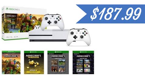 Xbox One S And Minecraft Bundle For 18799 Southern Savers