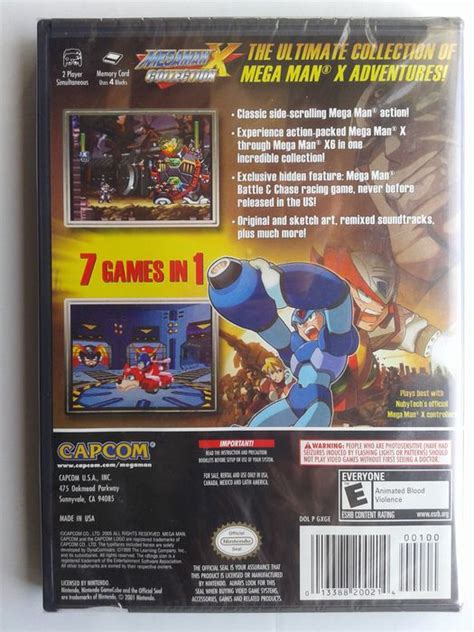 Nintendo Gamecube Game Mega Man X Collection Mega Man Anniversary