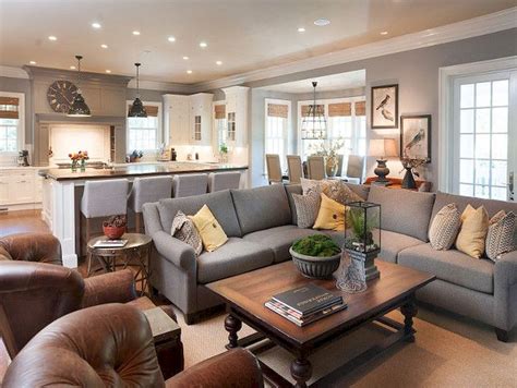 20+ Open Concept Living Room Furniture Placement