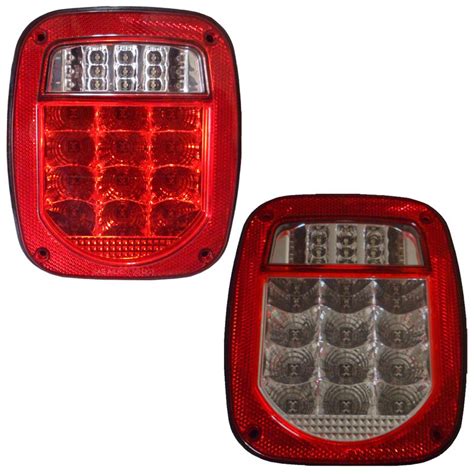 Universal Combination Square Led Tail Light Raneys Truck Parts