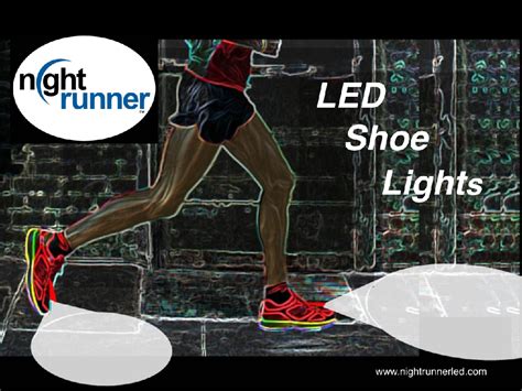 Night Runner Led Shoe Lights By Nighthawk Running Led Lights Shoes