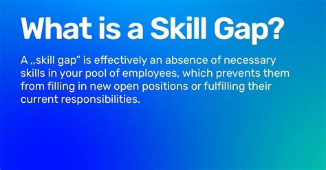 What Is A Skills Gap