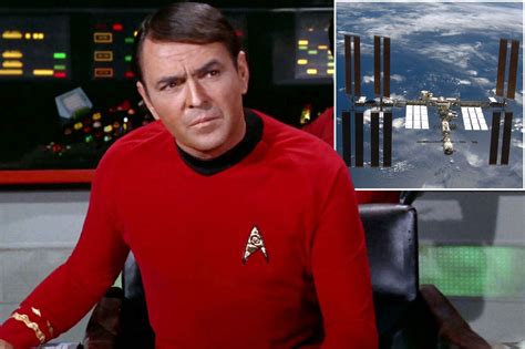 Star Trek Actor James Doohans Ashes Smuggled Up To Iss