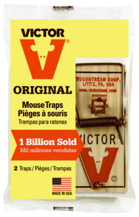 1 Pcvictor M150 Metal Pedal Mouse Traps 2 Pack