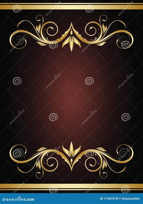 Gold Vintage Frame Stock Vector Illustration Of Grunge 11507078