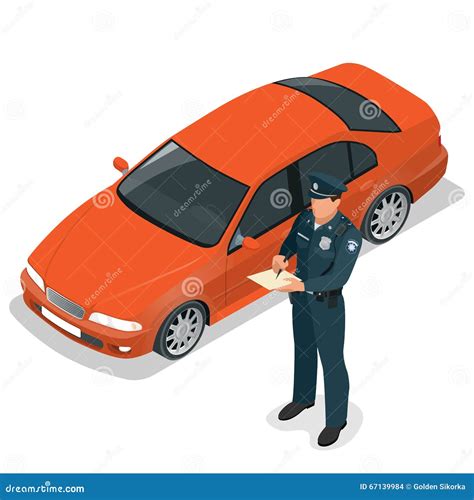 Multa Por Exceso De Velocidad De La Escritura Del Polic A Para Un Conductor Normas De Seguridad