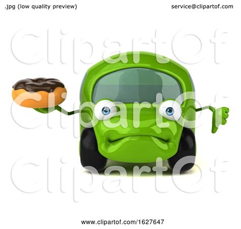 3d Green Car On A White Background By Julos 1627647