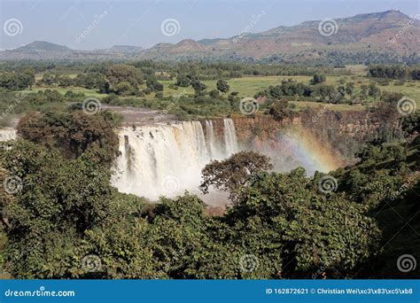The Blue Nile Falls At The Tana Lake In Ethiopia Stock Image Image Of