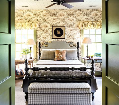 Classic With A Twist Bold Bedroom Bedding Master Bedroom Cottage
