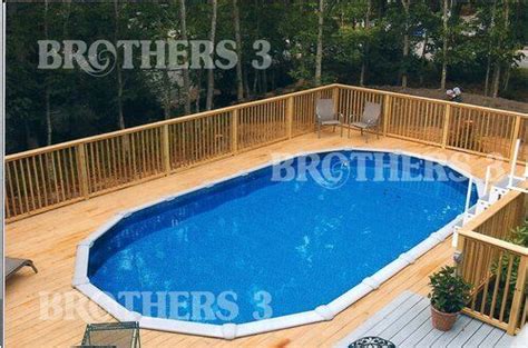 Aboveground — Brothers 3 Pools Pool Deck Plans Inground Pools In