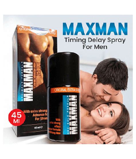 Maxman 75000 Delay Spray For Men 45ml Buy Maxman 75000 Delay Spray