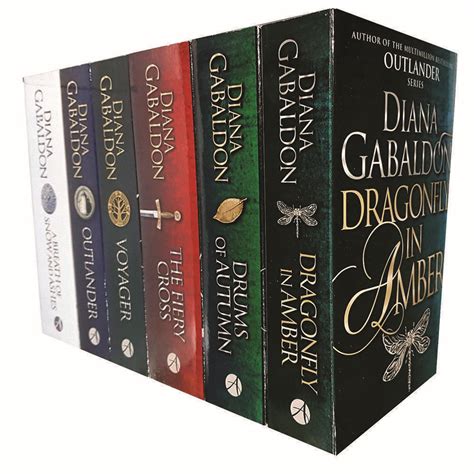 outlander series 1 diana gabaldon collection 6 books set drums of autumn fiery ebay