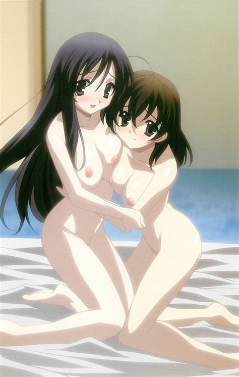 Rule 34 2girls Asymmetrical Docking Bed Blush Breast Squish Breasts