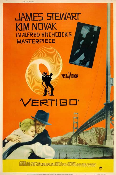 Vertigo (1958) Thriller, Mystery - Dir. Alfred Hitchcock