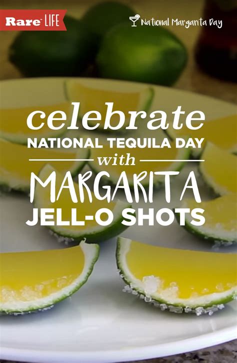 Celebrate National Tequila Day With Margarita Jell O Shots Jell O
