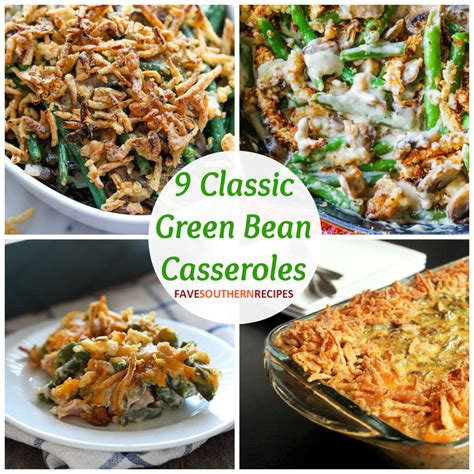 Stir together corn, beans, soup, sour cream and cheese; Southern Recipes for the Holidays: 9 Classic Green Bean ...