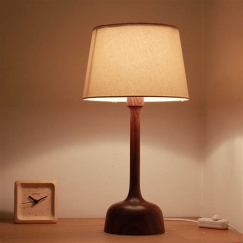 Living Room Lamps E14 Wooden Lamp With Dimmer Switch100