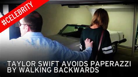 Taylor Swift Attempts To Avoid Paparazzi By Walking Backwards In Bizarre Video Mirror Online