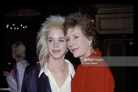 Carol Burnett And Her Daughter Carrie Hamilton News Photo Getty Images
