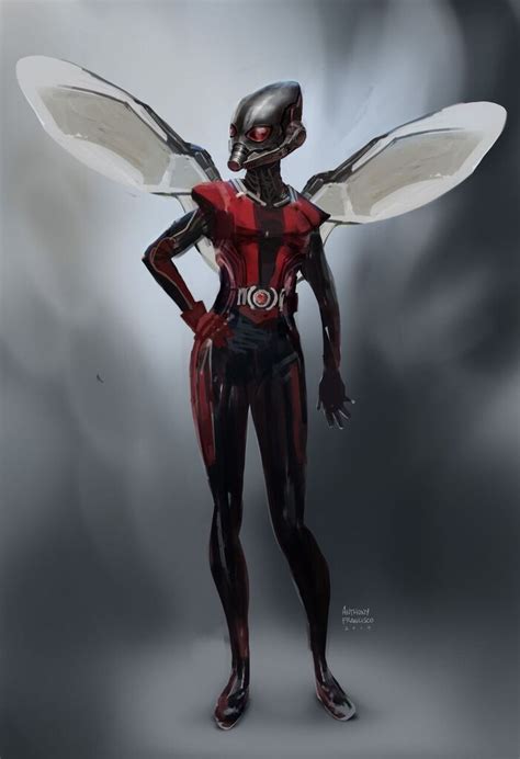 Theartofbeingafan Marvel Concept Art Marvel Wasp Marvel Character