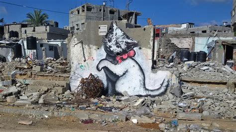 L Artiste Banksy Repeint Gaza