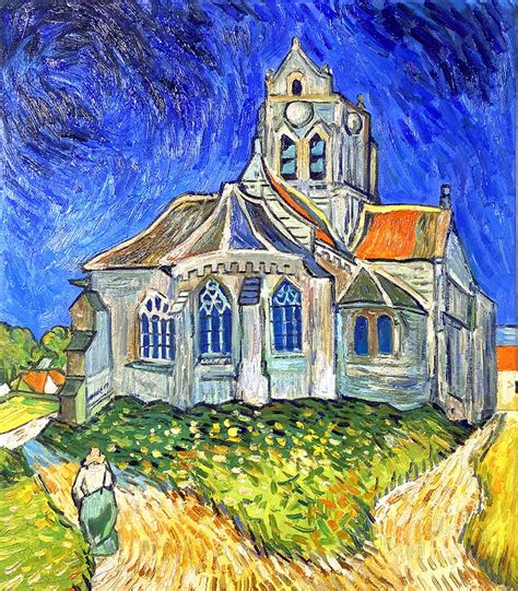 Reproduction De L Glise D Auvers Sur Oise De Vincent Van Gogh