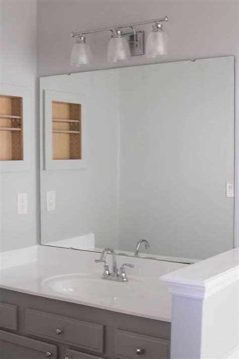 10 Bathroom Mirror Frame Ideas Diy
