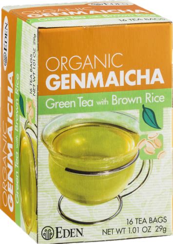 Eden Organic Genmaicha Green Tea Bags 16 Ct King Soopers