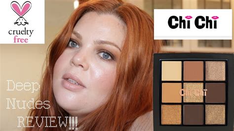 Review Chi Chi Cosmetics Deep Nudes Eyeshadow Palette Youtube