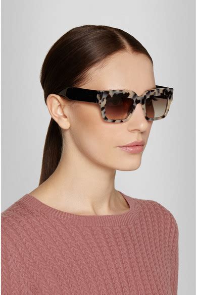 Prada Square Frame Acetate Sunglasses Net A Portercom