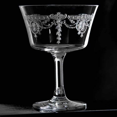 Retro Fizz 1890 Cocktail Glass 20cl Vintage Cocktail Glasses Cocktail Glassware Crystal
