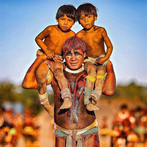 Diadospais Indiosbrasileiros Kalapalo Indigenouspeople Xingu Matogrosso Photography