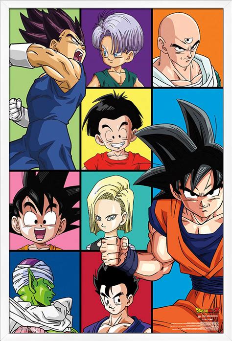 Relive the story of goku in dragon ball z: Dragon Ball Z - Grid Poster - Walmart.com - Walmart.com