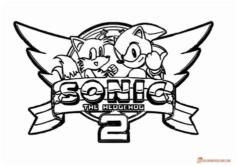 Sonic Tails Coloring Pages - Scenery Mountains