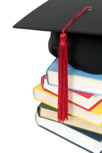 Graduation Cap On Stack Of Books Stock Photo Download Image Now Istock