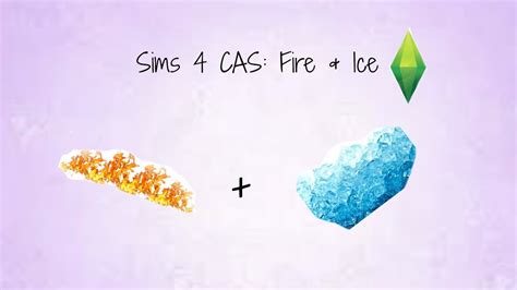 Sims 4 Cas Fire And Ice Cookiesimmer Youtube