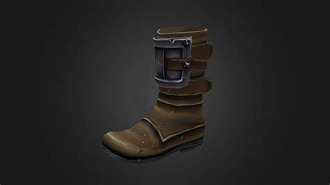 Leather Boots 3d Model By Kb D48fc95 Sketchfab