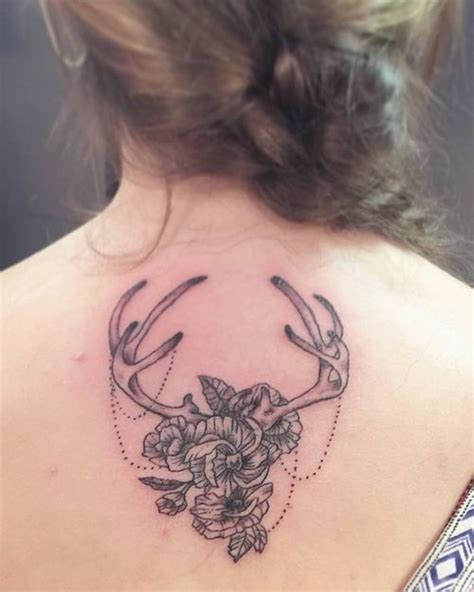 40 Deer Antlers Tattoo Design Ideas February 2021 Antler Tattoos
