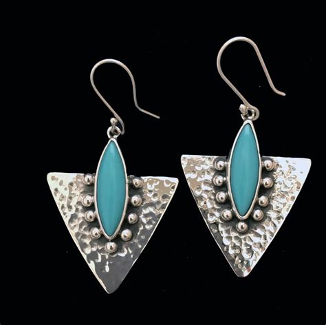 Jose Turquoise Triangle Earring Elysium Inc