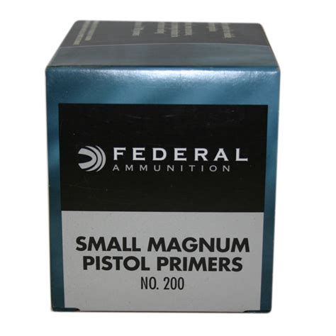 Federal Small Pistol Magnum Primers 200 Shop Shooting Hunting And