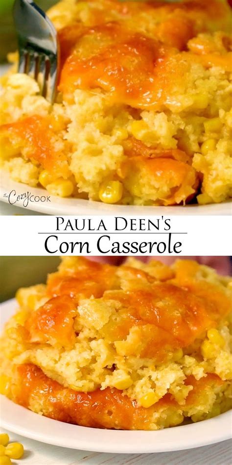 Paula Deens Corn Casserole Food Network Recipes Sweet Corn