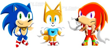 Sonic Crossing Sonic Tails Knuckles By Powerwing Amber On Deviantart