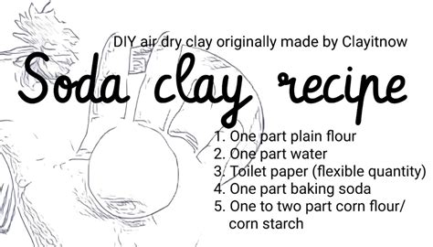 Baking Soda Air Dry Clay Recipe For Creative Minds