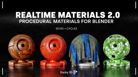 Realtime Materials For Blender Blendernation Bazaar