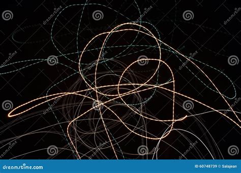 Abstract Light Painting Stock Image Image Of Effects 60748739