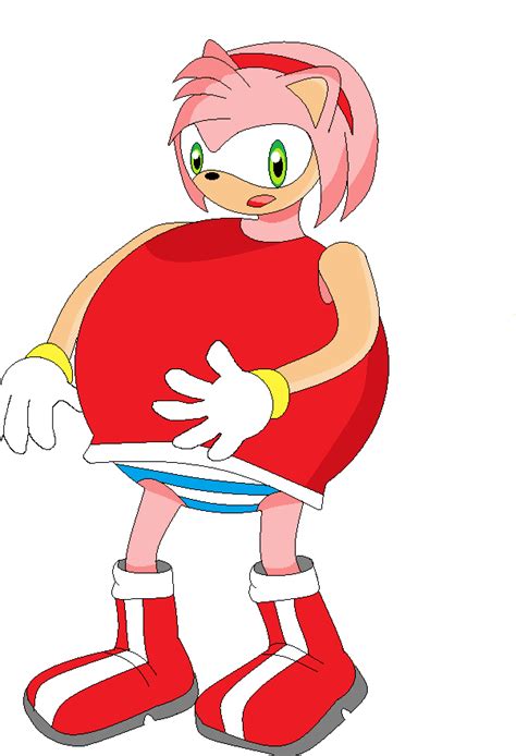 Amy Rose Belly Inflation By Inflationhub On Deviantart