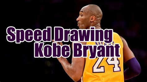 #Kobebryant #RIPKOBE Je dessine Kobe Bryant [Speed drawing] - YouTube