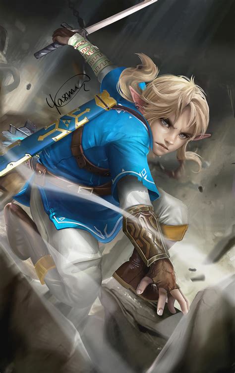 Breath Of The Wild Link By Yasmine Arts On Deviantart