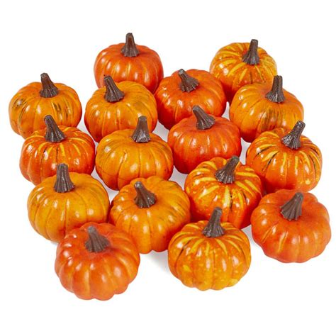Miniature Artificial Pumpkins - Fall Florals - Fall and Halloween