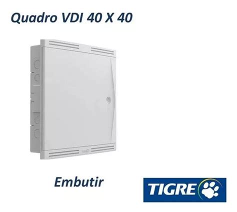 Quadro Sistema Vdi 40x40 Embutir Tigre Frete Grátis